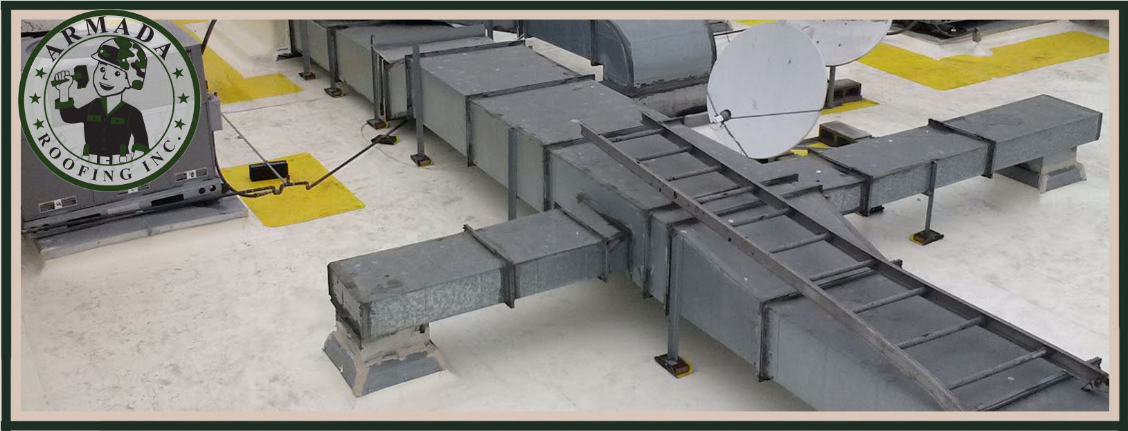 Riverside Syngle-ply roofing installation for flat roofs commercail and industrial